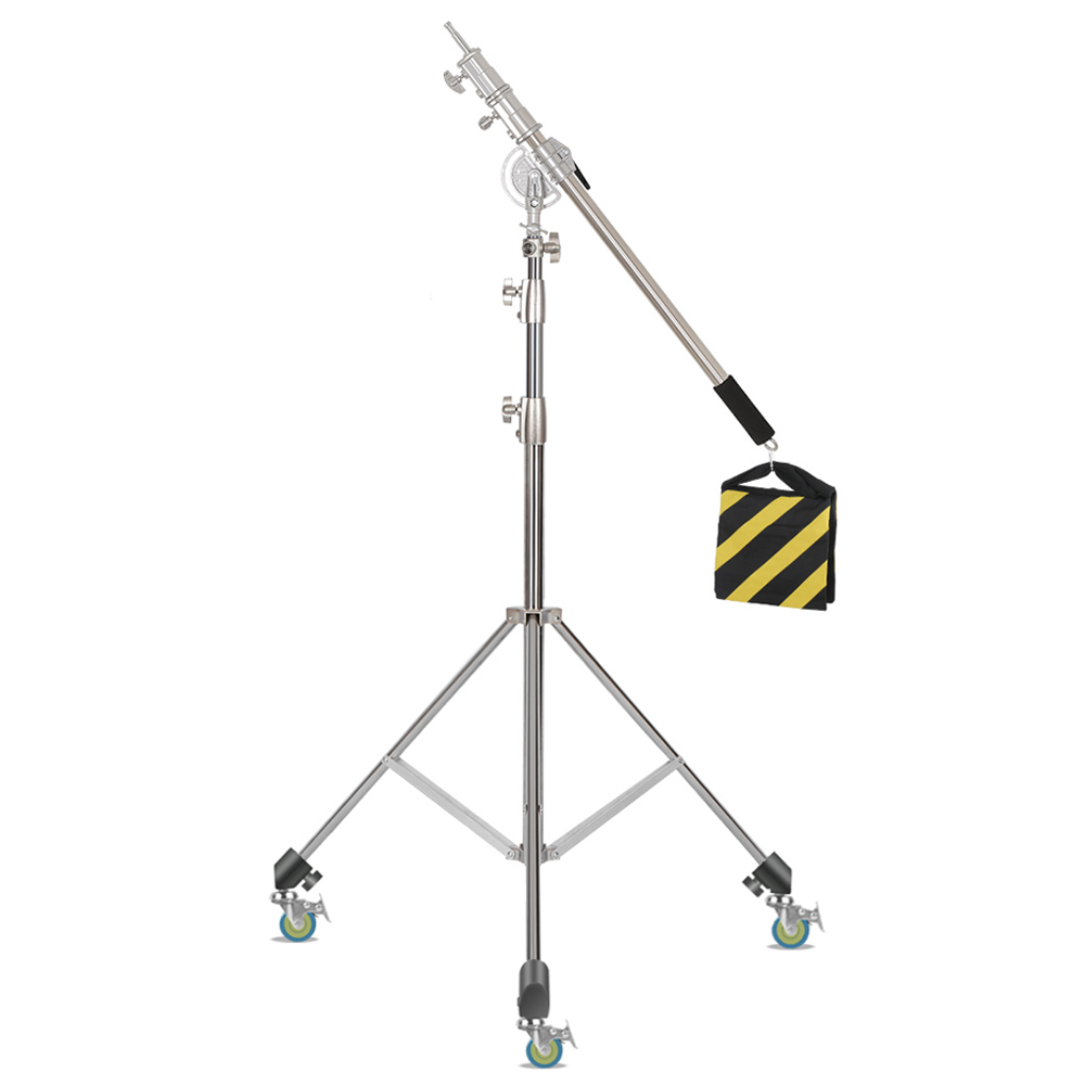 Photography Lighting Mount - SH 2.8M dudukan lampu baja tahan