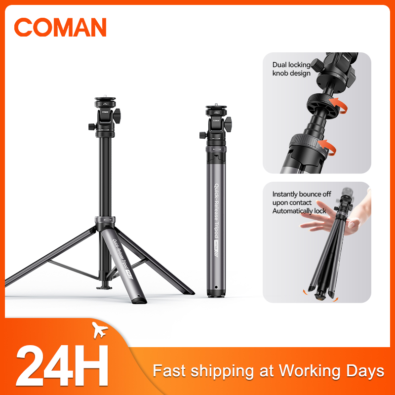 Photography Lighting Mount - Statif Lampu COMAN MT68 One Click