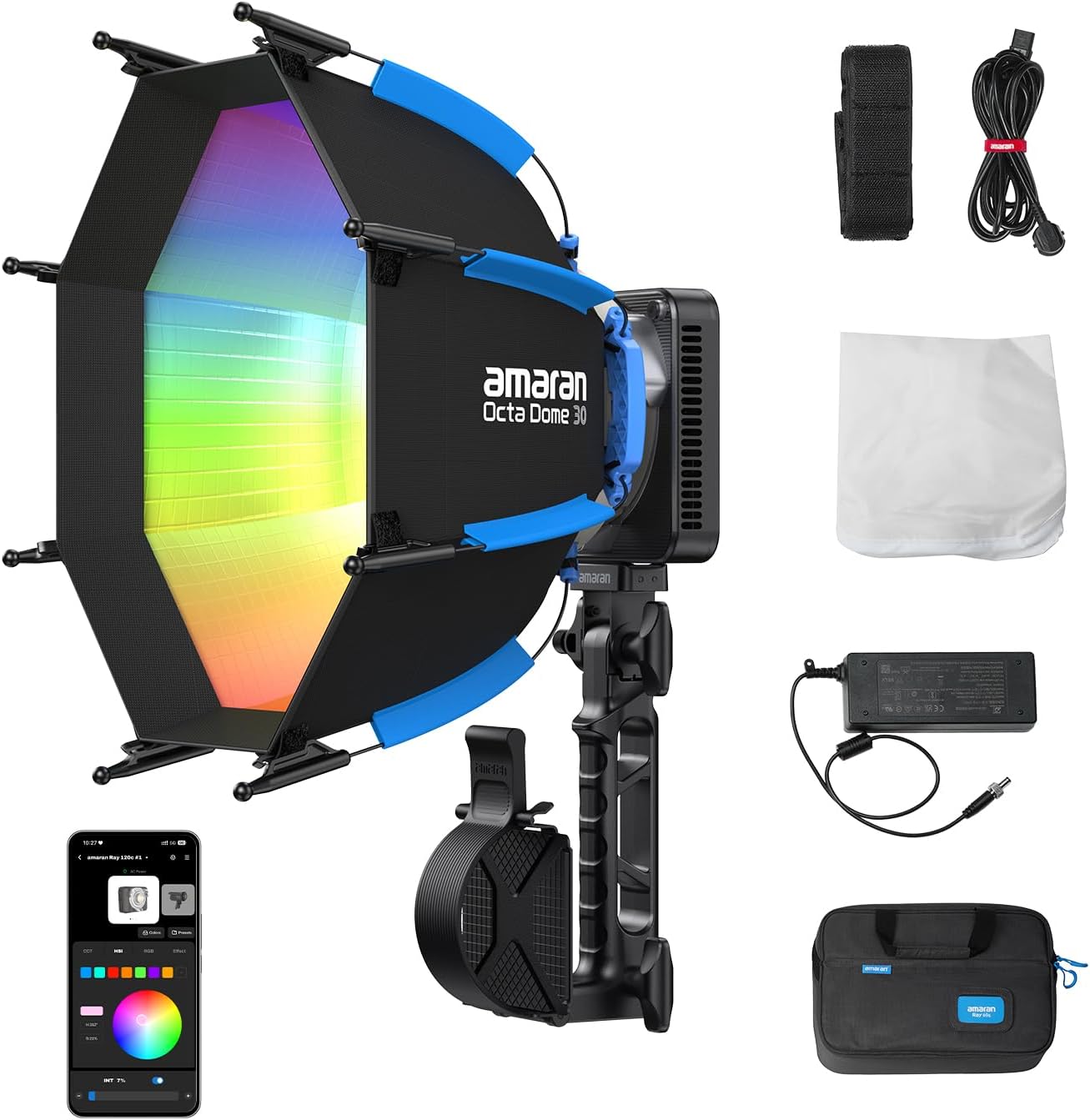Photography Lighting Mount - Lampu Video LED RGB 120W, Pencahayaan