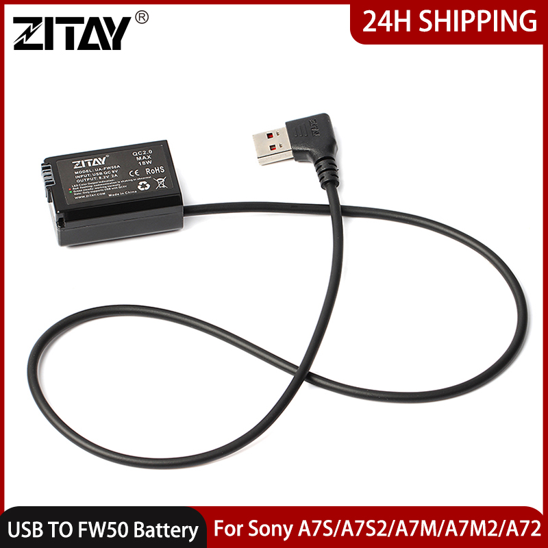 Photography Lighting For Dummies - ZITAY USB ke FW50 Baterai Dummy