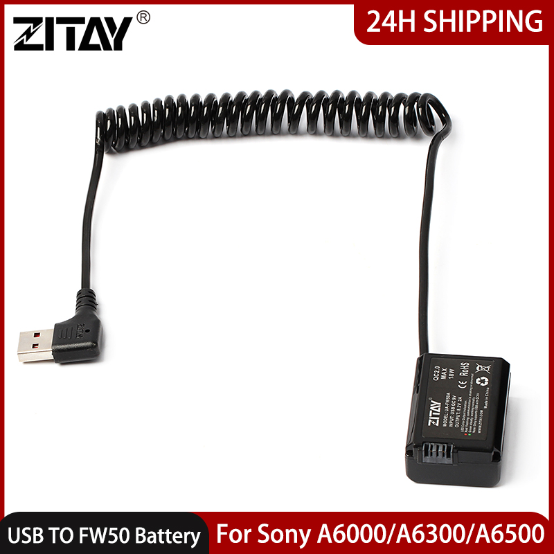 Photography Lighting For Dummies - ZITAY USB ke FW50 Baterai Dummy