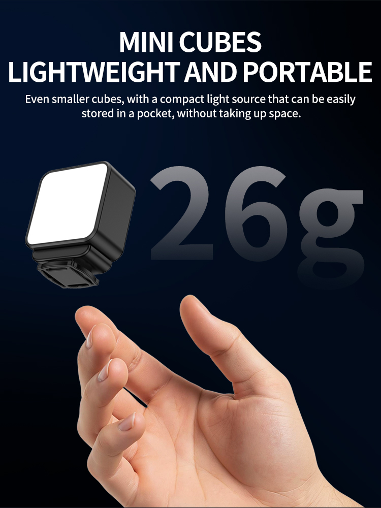 Lampu Video LED Mini Magnetik, - Photography Lighting Styles ulasan dan harga