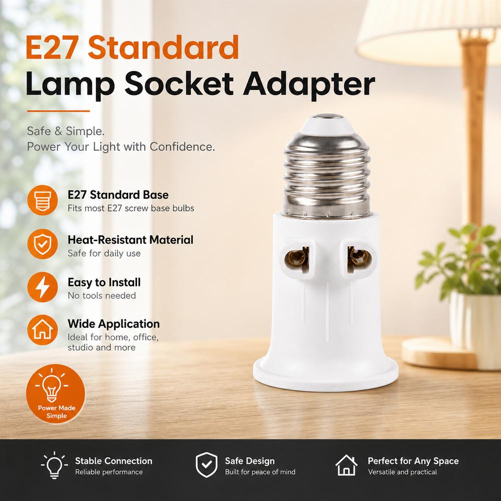 Adaptor Soket Lampu E27 ke Col - Photography Lighting Uk ulasan dan harga