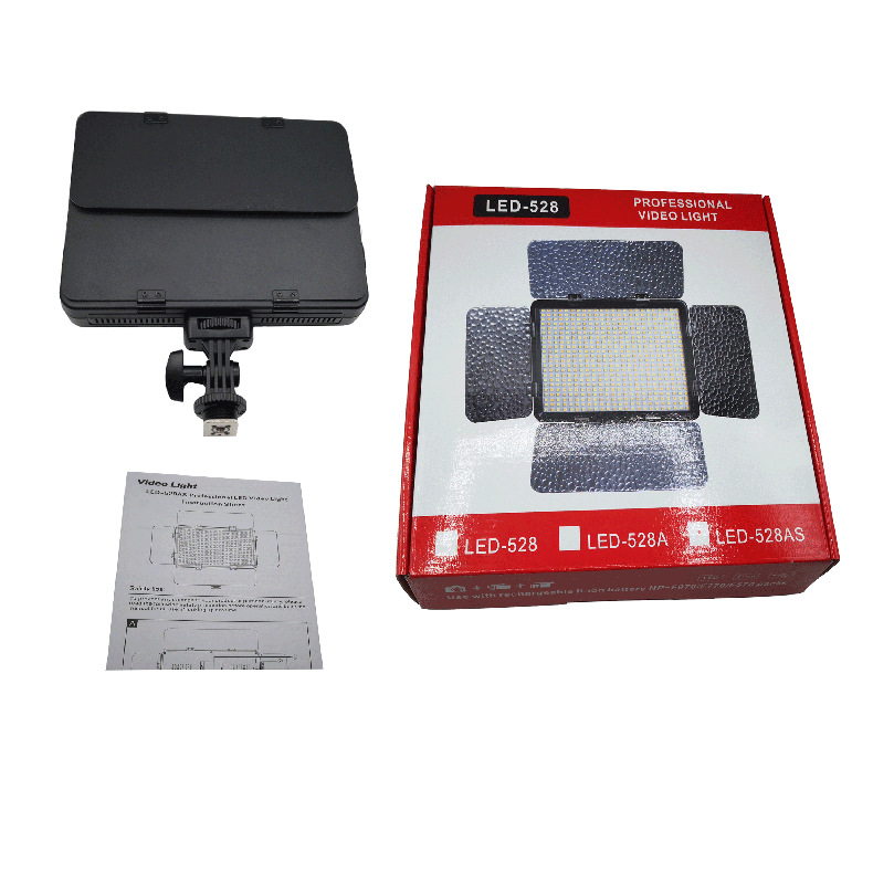 Panel Video LED-528AS 38W Berk - Photography Studio Lighting Set Up ulasan dan harga