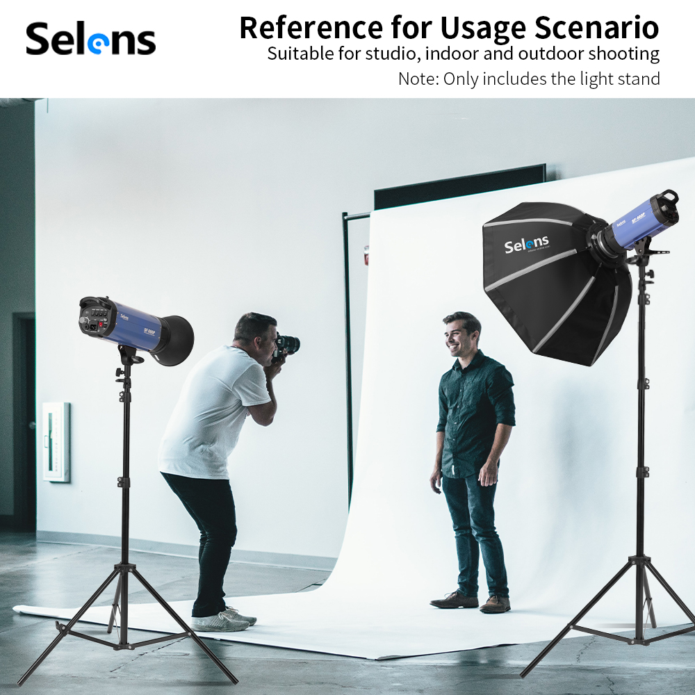 Statif Lampu Selens 2.2~3.95m  - Photography Lighting With Flash ulasan dan harga