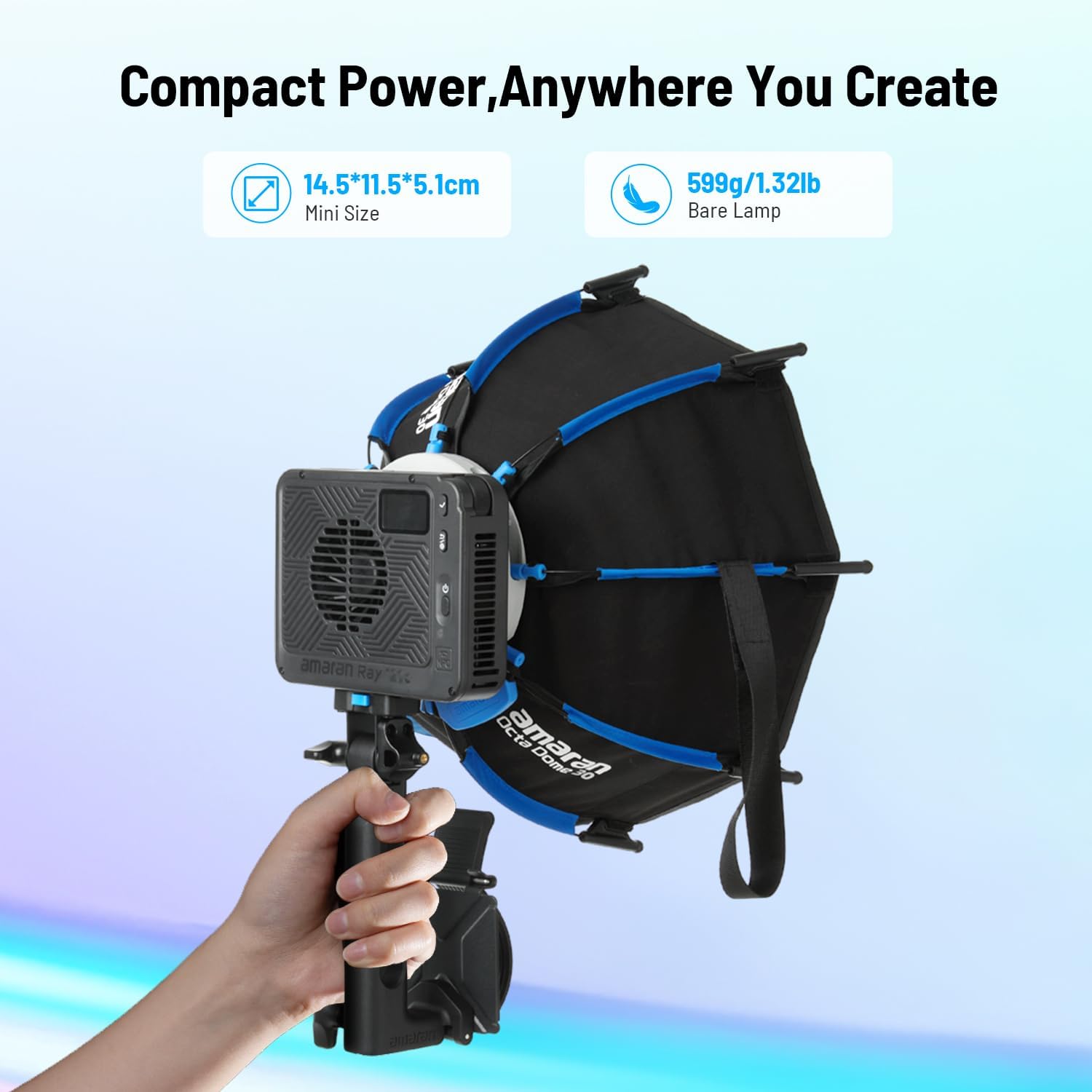 Lampu Video LED RGB 120W, Penc - Photography Lighting Mount ulasan dan harga