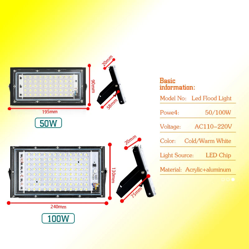 Lampu sorot Led tahan air, lam - Photography Lighting Uk ulasan dan harga