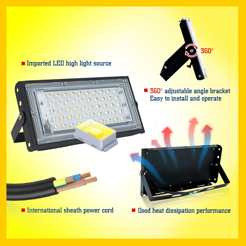Lampu sorot Led tahan air, lam - Photography Lighting Uk ulasan dan harga