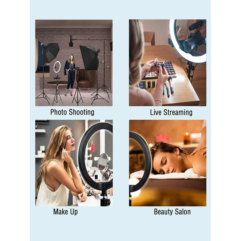 Ring Light Desiontal 26cm deng - Photography Lighting Styles ulasan dan harga