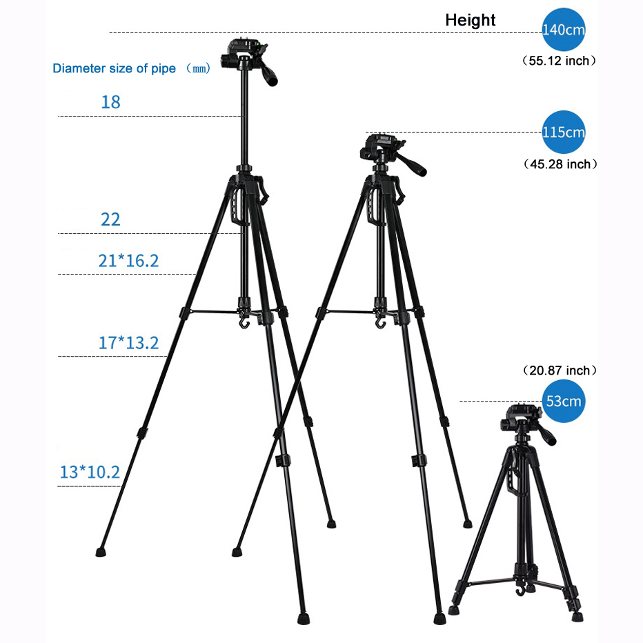 Statif Tripod Universal 55 inc - Photography Lighting Mount ulasan dan harga