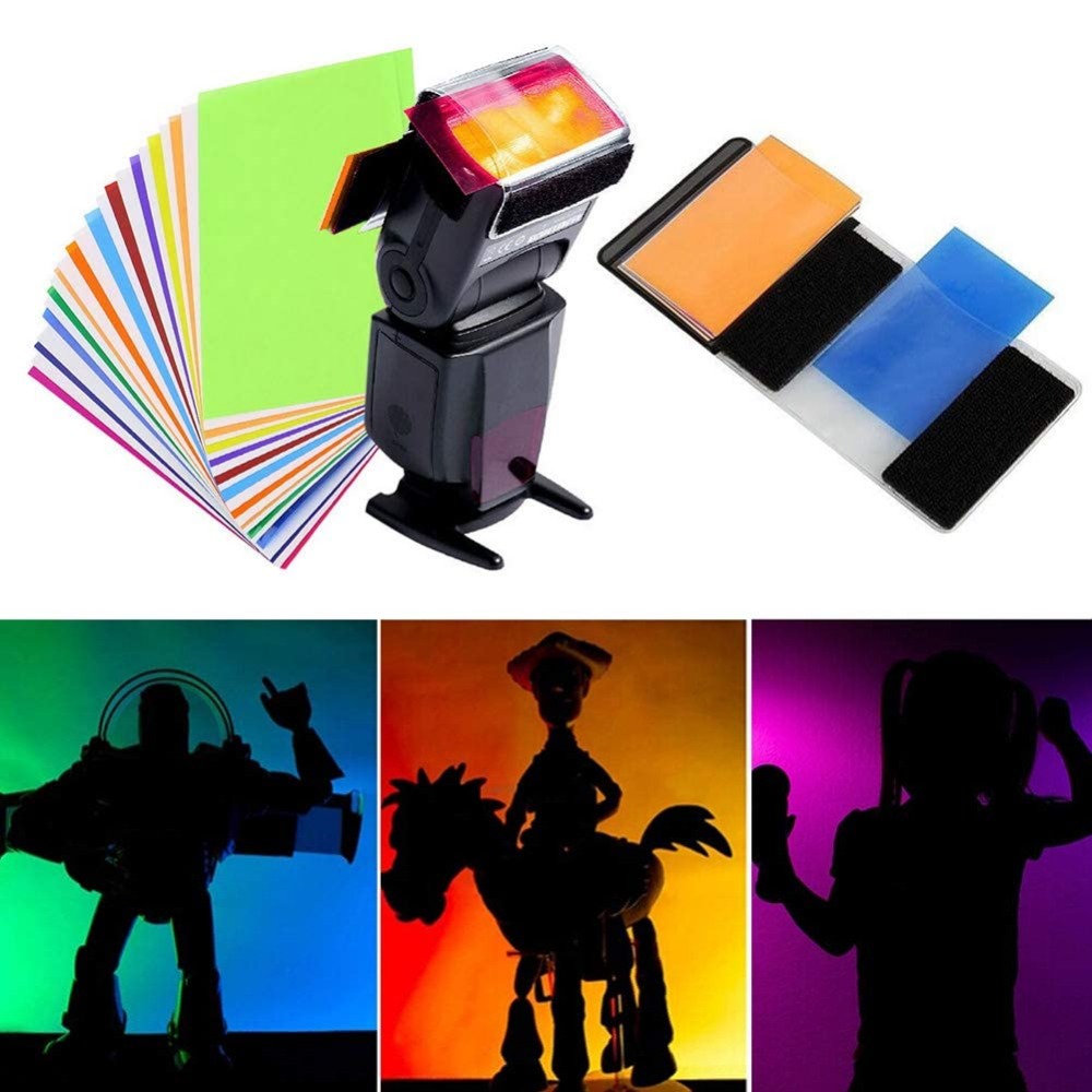Kit Filter Pencahayaan Gel Fla - Photography Lighting With Flash ulasan dan harga