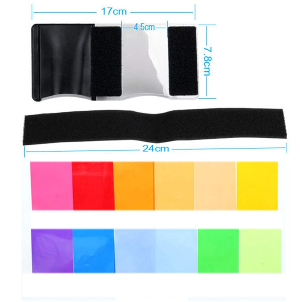 Kit Filter Pencahayaan Gel Fla - Photography Lighting With Flash ulasan dan harga