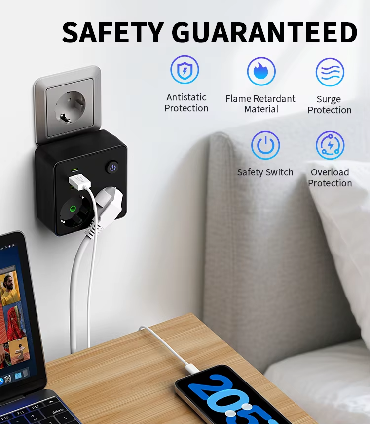 Stop Kontak Dinding Charger EU - Photography Lighting Uk ulasan dan harga
