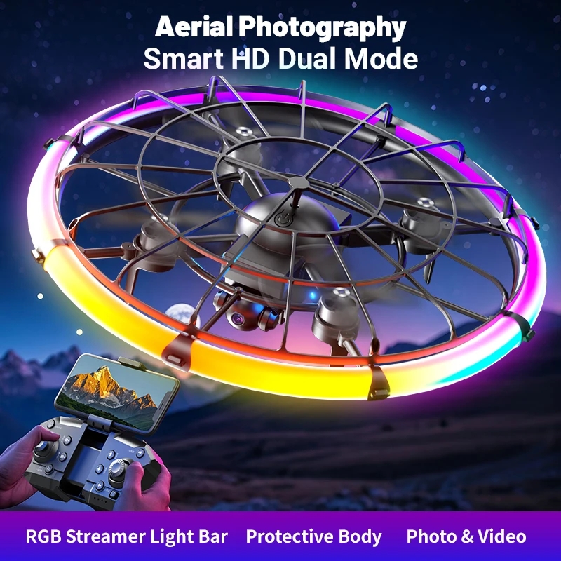 JJRC H145 UFO RC Drone dengan  - Photography Lighting Mount ulasan dan harga