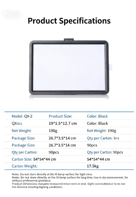 Lampu Panel LED Persegi, Lampu - Photography Still Life Lighting ulasan dan harga